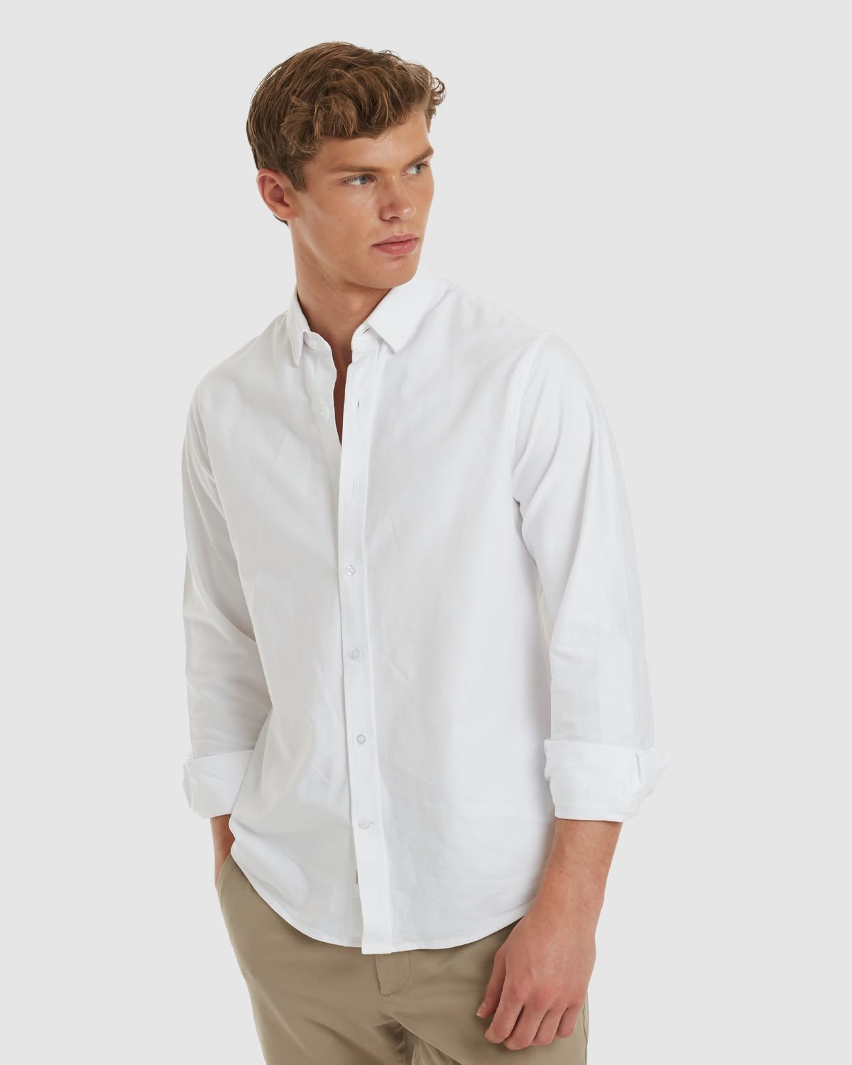 Premium White Oxford Shirt